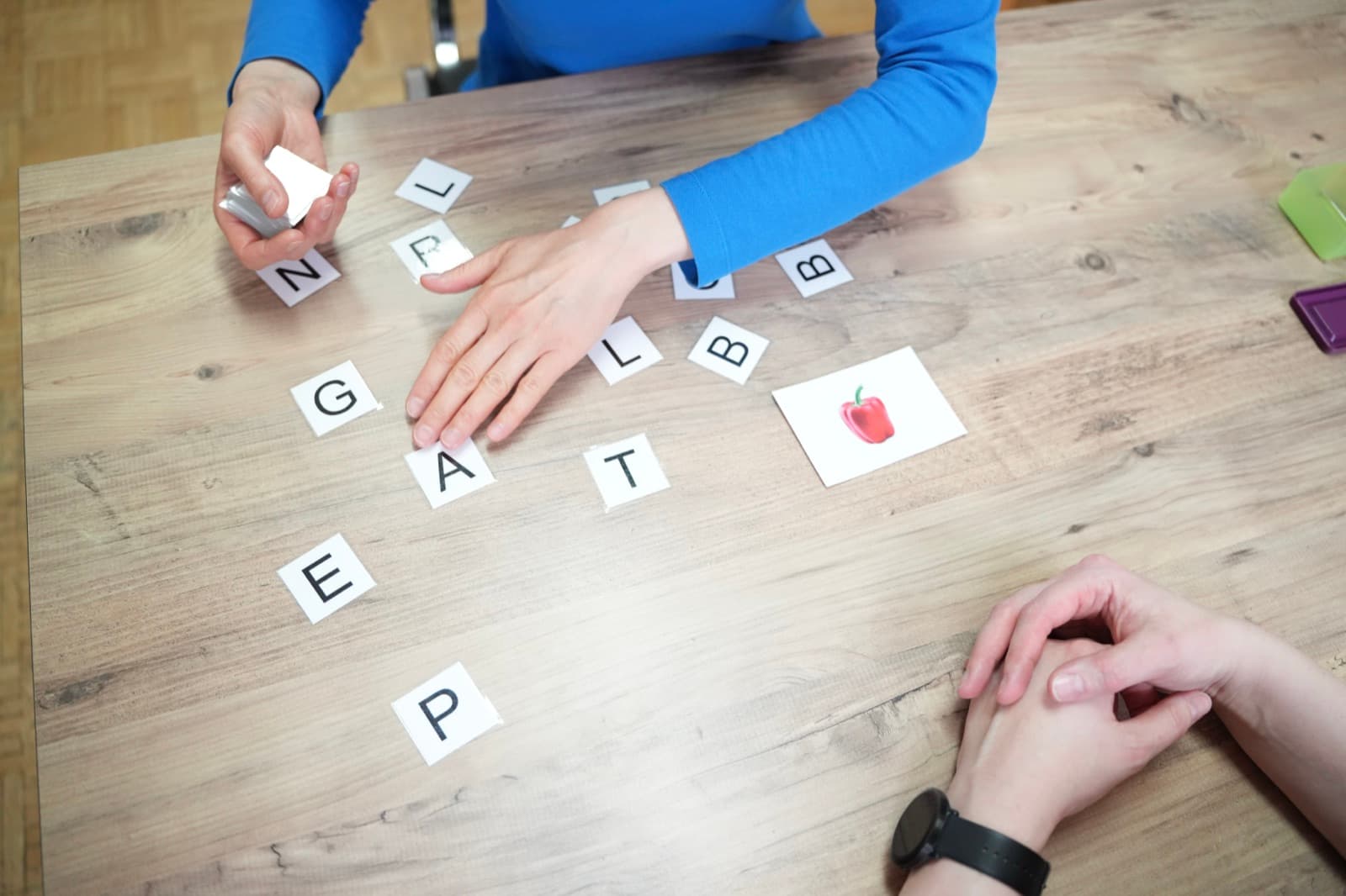 Logopädische Behandlung in einer Praxis