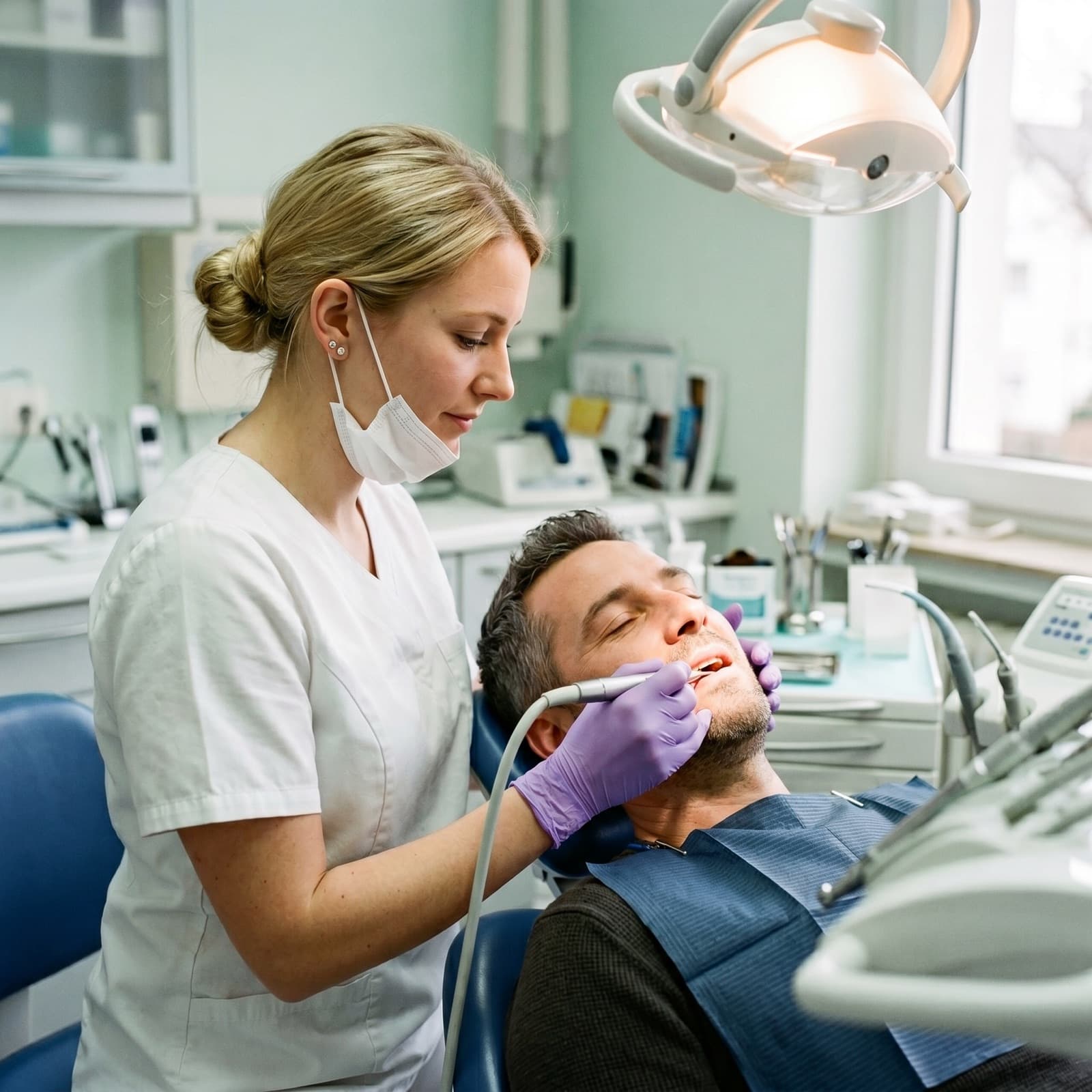 ZFA bei der Patientenbehandlung